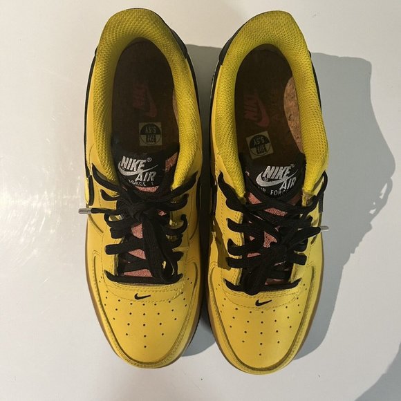 Nike Air Force 1 LV8 1 (GS) Speed Yellow Gum Youth Sz 5.5Y WMNS 7 - Picture 12 of 13
